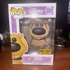 Funko Pop! Disney #201 Dug From Up, Flocked, Hot Topic Exclusive, Vaulted