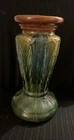 Brush McCoy Pottery 1930’s Jardiniere Blended Glaze Iris Pedestal 18 1/2”