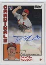 2019 Topps 1984 Topps Baseball Rookies Auto Dakota Hudson #84R-DH Auto 7eo