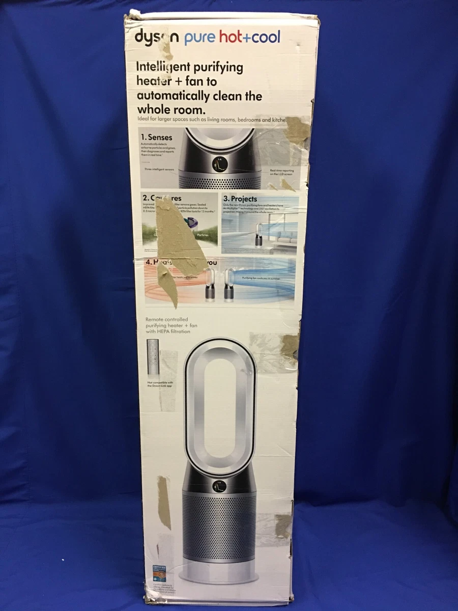 Dyson HP4A Pure Hot + Cool HEPA Air Purifier Heater + Fan - White/Silver  885609029405 | eBay