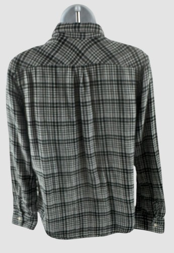 Eddie Bauer Women’s Medium Plaid Blouse Long Sleeve Button Up Pockets Cotton - Picture 5 of 12