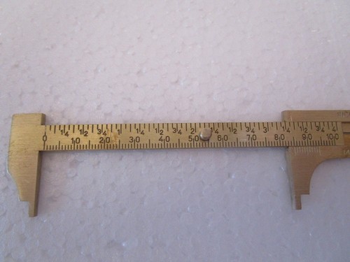 Solid BRASS Pocket Vernier Calipers - Maritime / Nautical (5147) - Picture 6 of 12