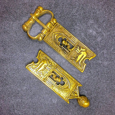 Medieval England Belt Replica, Brass Buckle  Strap End For Girdle Belt 26mm