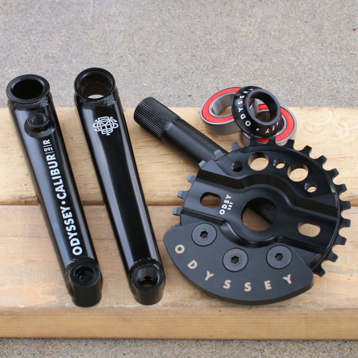 ODYSSEY BMX BIKE CALIBUR v2 BICYCLE CRANK + SPROCKET KIT ODYSSEY BMX BIKE CALIBUR v2 BICYCLE CRANK + SPROCKET KIT