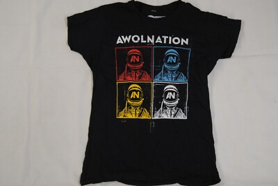 Awolnation Astronaut Schwarz Jugendliche Kinder Neu Official Selten