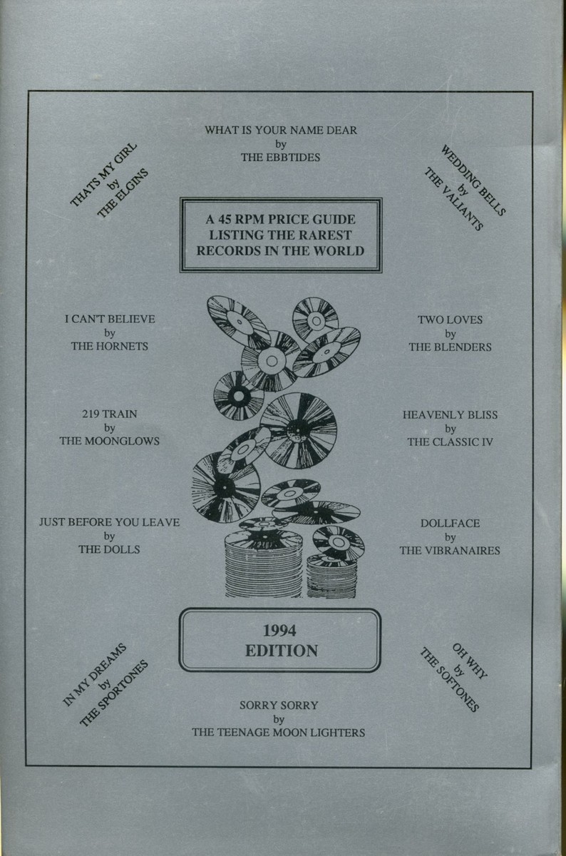 洋書 45 RPM GROUP COLLECTOR'S RECORD GUIDE 洋書 45 RPM GROUP COLLECTOR'S RECORD GUIDE Jeff Kreiter