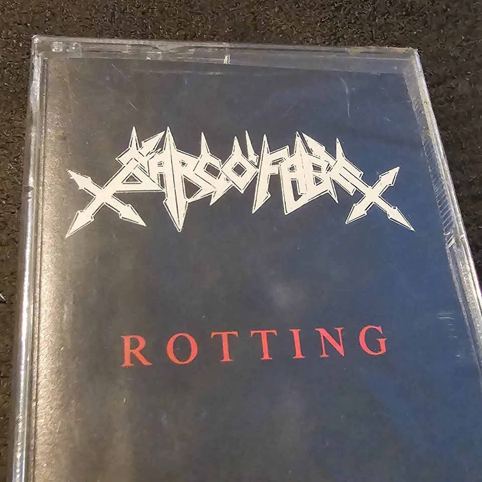 Sarcofago Rotting Cassette Tape Death Metal Black Thrash Sepultura 1989 Maze - Image 3 of 4