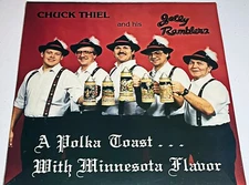 FACTORY SEALED CHUCK THIEL POLKA BAND LP RECORD "A POLKA TOAST" SUPER POLKA LP