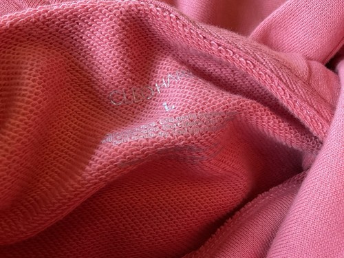 CLEO HARPER size L 14 pink logo cropped OPERA hoodie sweat Shirt - Picture 20 of 23