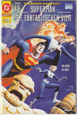   DC CROSSOVER #29 Superman/Die Fantastischen Vier, Dino 1999 COMICHEFT Z1-