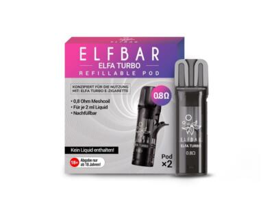 Elfbar Elfa Turbo 0,8 Ohm Pod (2 Stück pro Packung) (10er Packung)