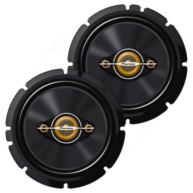 Pioneer TS-A1681F 350 Watts 6.5" 4-Way Coaxial Car Audio Speakers 6-1/2" PAIR