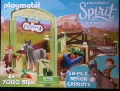 Playmobil 70120 Dreamworks Spirit Snips & Senor Karotten Reitplatz  - Neu & OVP