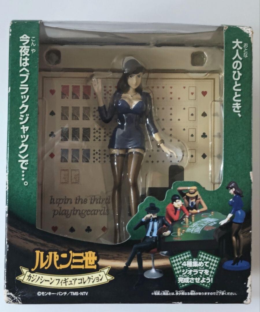 Japan Anime Lupin the Third Casino Scene Figure Collection Fujiko Mine very rare