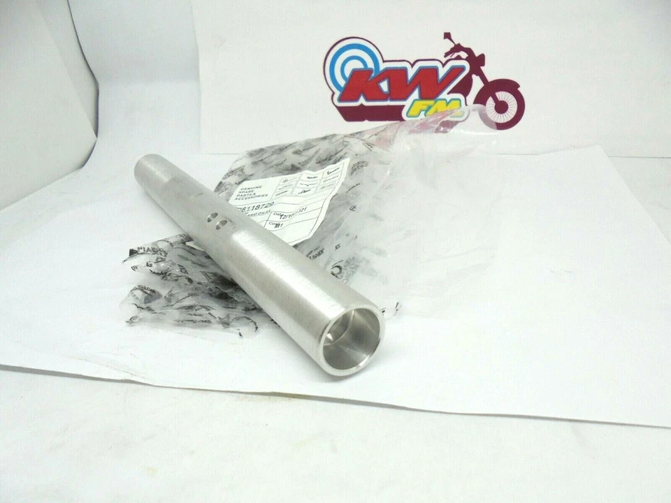 Tubo de manillar izquierdo/derecho genuino Aprilia RS125 2T 2006-2010 nuevo OEM AP8118729 Foto 2 de 3