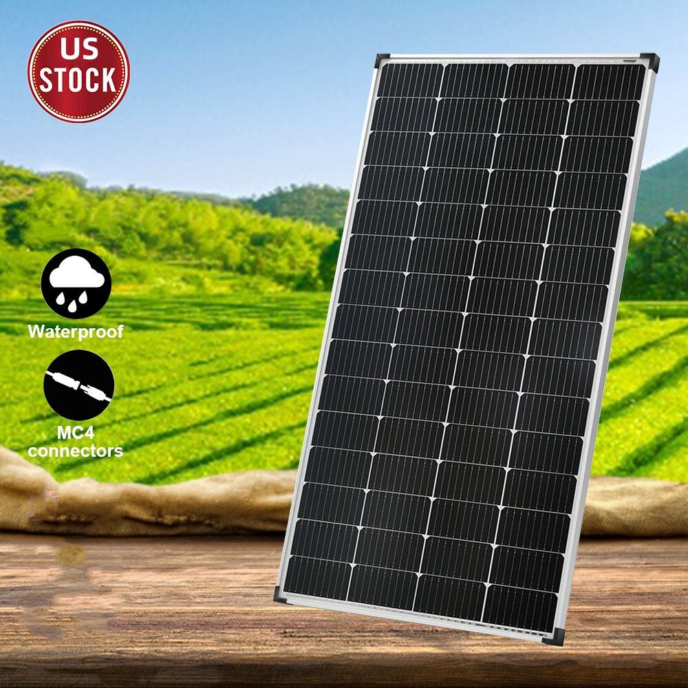 High-Efficiency 202W 12V Monocrystalline Solar Panel for RV Boat Home Battery Charging