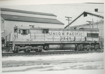 #ad Union Pacific 3000hp DRS U30C #2849 Melrose Park IL Train Photo $7.50