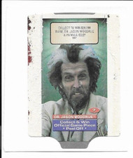 Batman and Robin Taco Bell Unmask Batman and Win Official Game Piece SEALED 1997