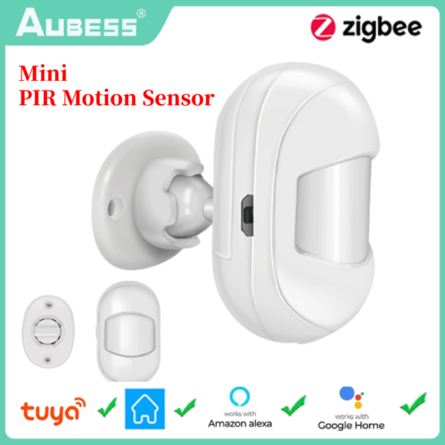 Tuya Zigbee3.0 Smart Mini PIR Motion Sensor Wireless Human Body Movement Sensor