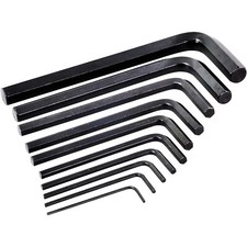 10 PIECE HEX KEY ALLEN ALAN ALLAN KEY SET KIT HARDENED ALLOY STEEL 1.5MM-10MM