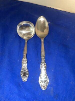 International Stainless Spoons Korea- Beautiful Unknown Pattern- (2) Estate Find