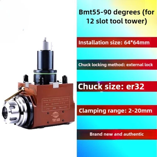 Electric Head 90 Degree Universal Turning and Milling Compound Power Head - Picture 10 of 32