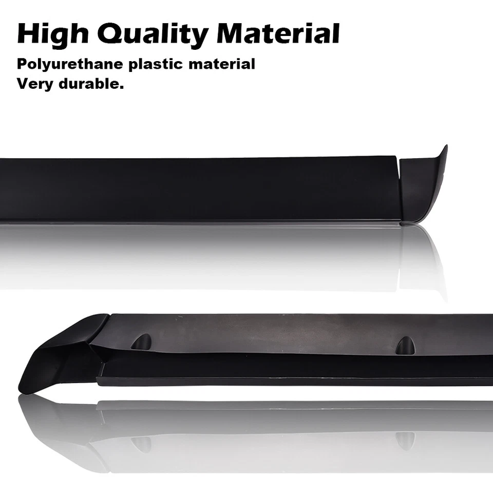 Fit For 99-06 Chevy Silverado GMC Sierra Pickup Tailgate Rear Spoiler Wing Black - Image 3 of 4