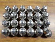 24  2024 Ford F150 14x1.5 Factory OEM Stainless Lugs Lug Wheel Nuts ACPZ1012B