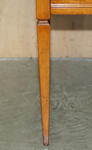 PAIR OF HARRODS LONDON REH KENNEDY LARGE SINGLE DRAWER SIDE END LAMP WINE TABLES - Picture 8 of 24