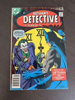 ジョーカー コミック DC BATMAN'S DETECTIVE COMICS #475 CLASSIC JOKER COVER DC COMICS FIRST