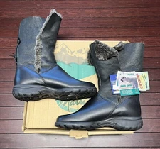 Black Wool Lined Martins Boots Womens Size 7