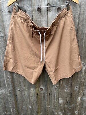 No Nationality NN07 Jules Swim Shorts Men s Brown Size Small Brand New Oi Polloi