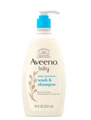 Daily Moisture Gentle Body Wash & Shampoo with Oat Extract, 2-In-1 Baby Bath 166