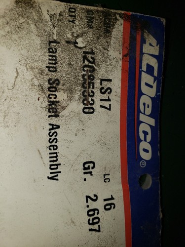 NOS Genuine GM Gray Multi-Purpose Lamp Socket 12085330 - Picture 4 of 4