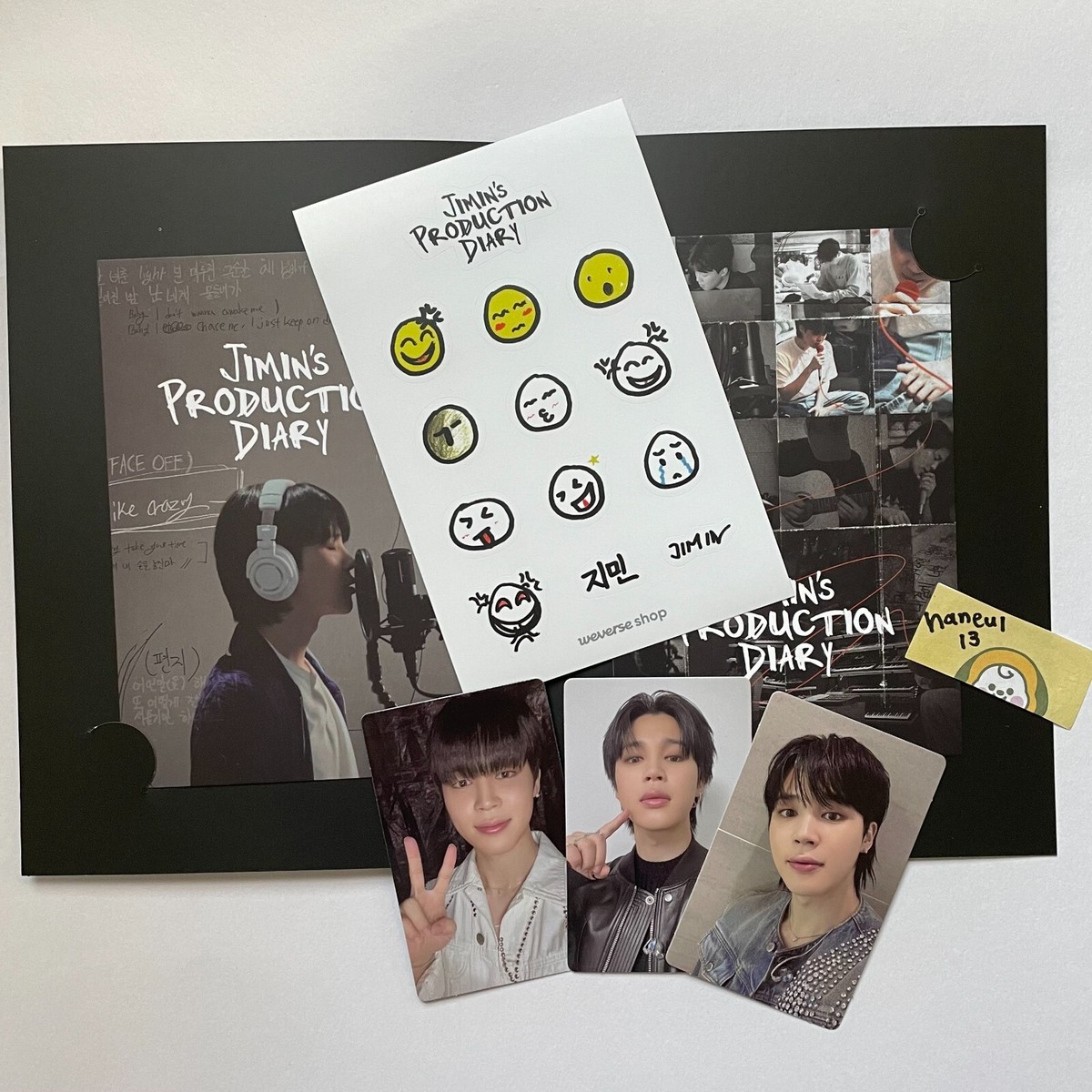 BTS Jimin's Production Diary Early Bird official Photocard Weverse