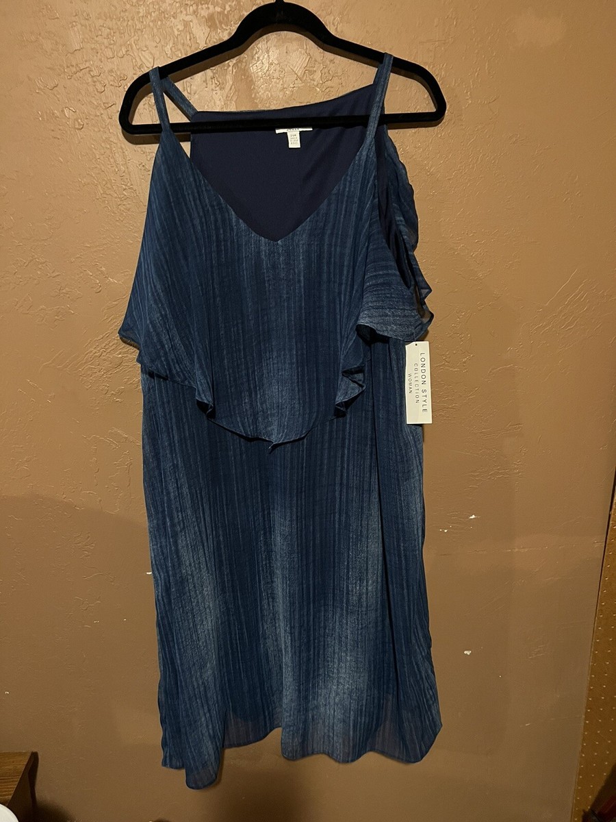 steel blue knee length dress Really Beautiful Knee Length Steel￼ Blue Dress Lined!
