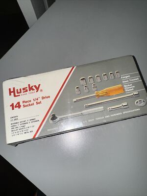 Husky Hand Tools 14 Piece 1/4  Drive Socket Set