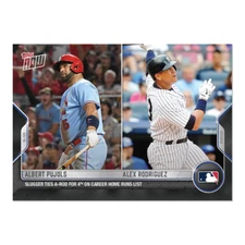 2022 Topps NOW #888 Slugger Pujols Ties A-Rod HR Record - Free Shipping!