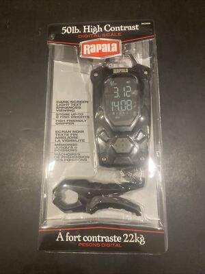 Rapala High Contrast Digital Fish Scale Tournament Quality LCD Hanging  Scale 22677286037|