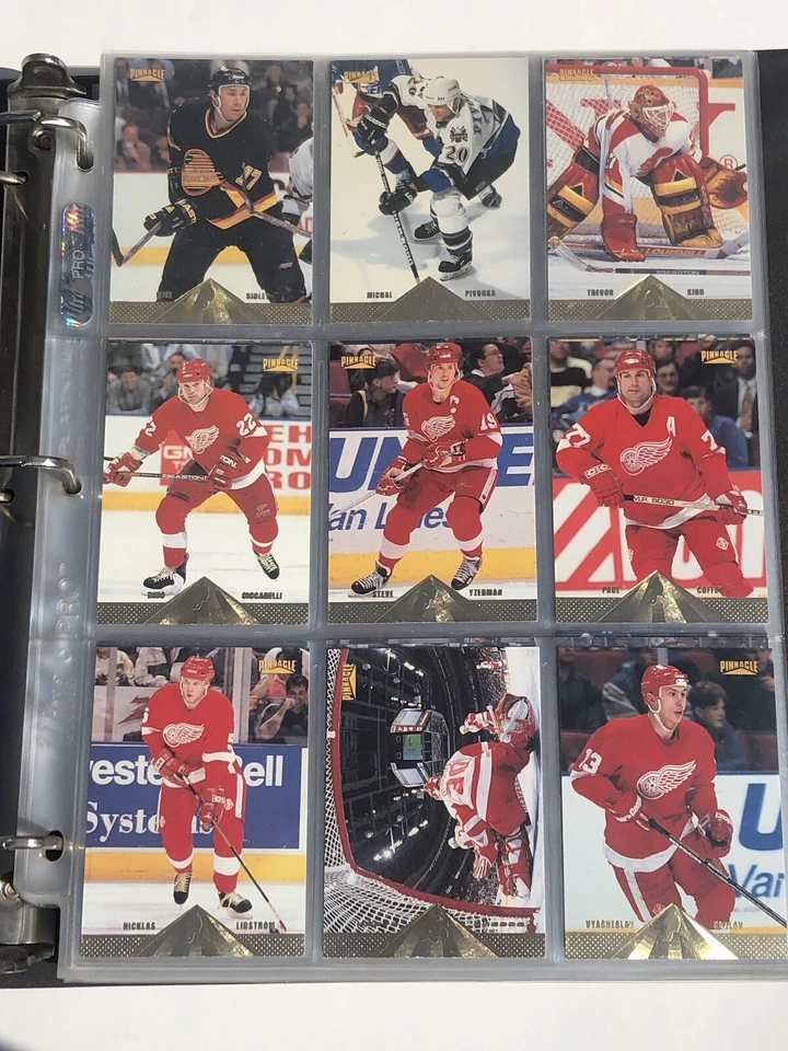1995-96 PINNACLE COMPLETE CARD Hockey Cards ! Legends and Rookies ! Total BOOK - Image 2 of 4