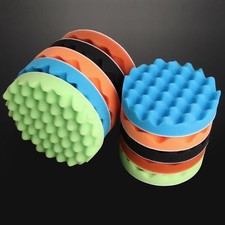 Juego de 5 almohadillas de pulido de esponja gofre de 6 pulgadas/7 pulgadas para pulidor de coche