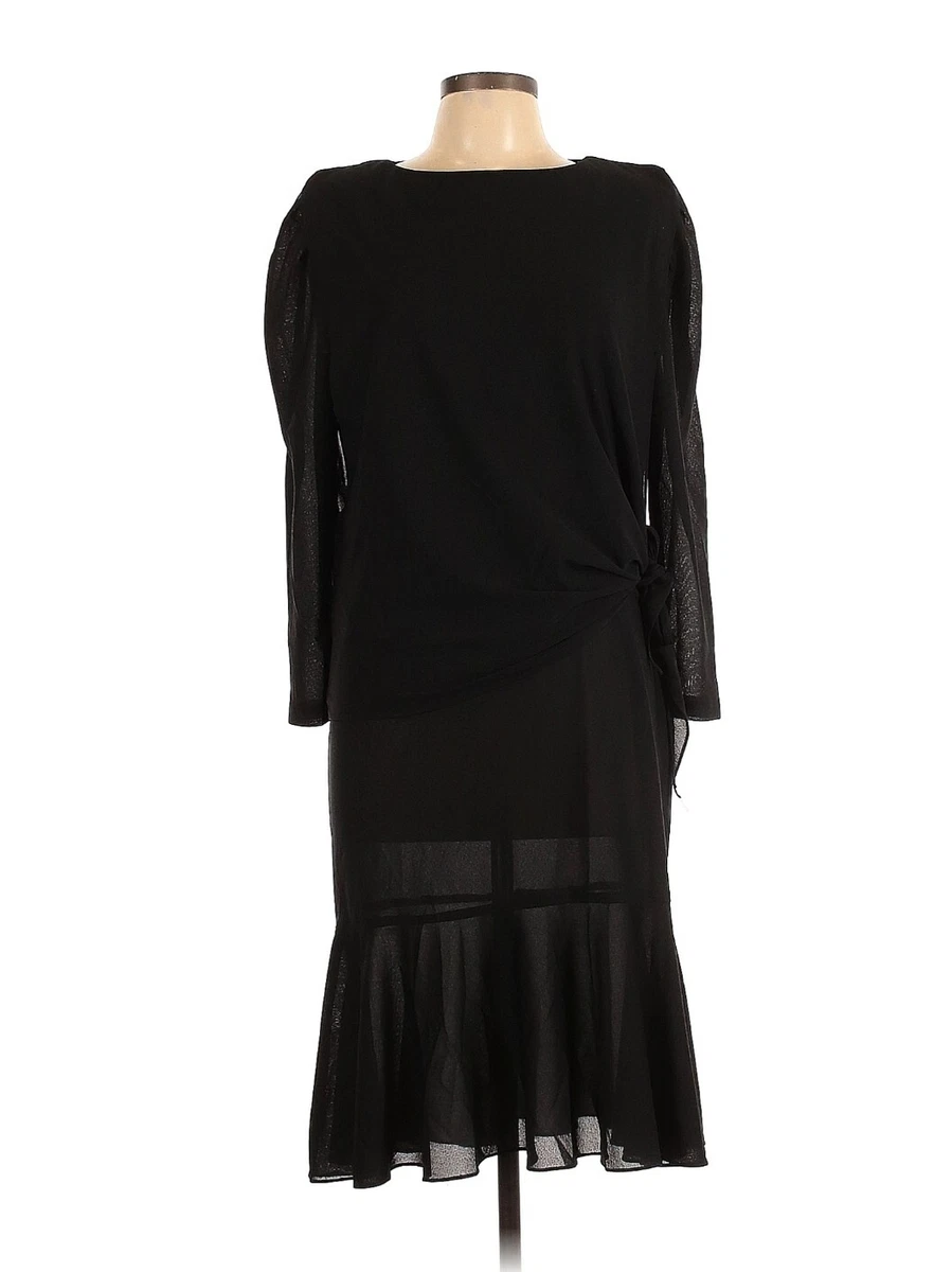 all black graduation dresses Berylove Women Black Graduation Dress Chiffon A Line Cocktail Dress, Black / US18W