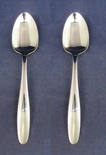 Oneida PARAMOUNT Stainless Flatware  Serving Spoons  SET OF TWO -  USA MADE