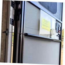 RV Screen Door Closer with Adjustable Tension, Aluminum Automatic Black