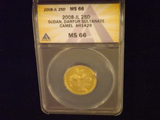 2008-JL  25 D   Sudan Darfur Sultanate      ANACS  MS 66