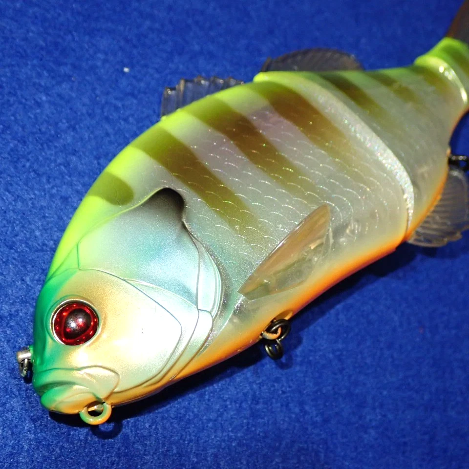 JACKALL Big Bass Ceit Joint minnow GANTAREL 160 con Ganchos de Pluma Originales JDM Foto 4 de 4