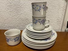 2 Kaffeetassen 5 Kuchen Teller Zuckerdose 5 Untertassen Teller Porzellan Hamburg