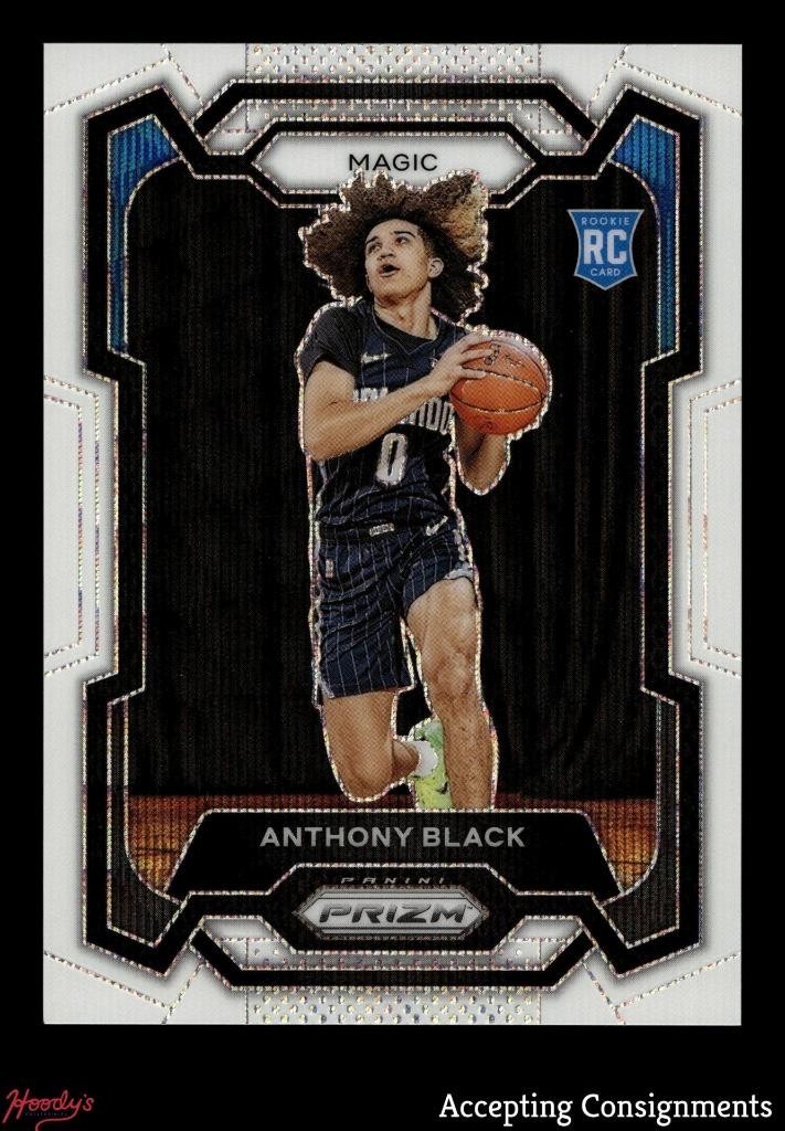 2023-24 Panini Prizm Prizms White Wave #170 Anthony Black RC Rookie 18/38 MAGIC