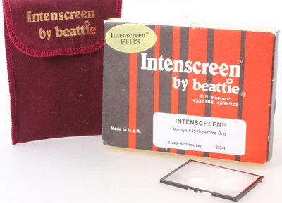 [comme neuf] Beattie Intenscreen Grid Screen 83341 pour Mamiya 645 Super... - Photo 1/4