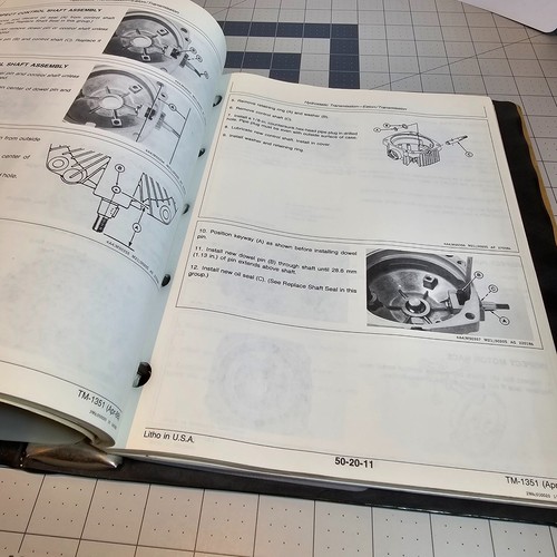 John Deere 130 160 165 175 180 185 Lawn Tractor Technical Service Manual -TM1351 - Picture 8 of 13